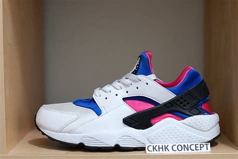 nike huarache weiß blau pink|nike huarache pink and blue.